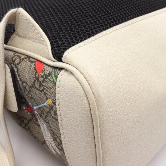 Gucci Ophidia GG Supreme Sherry Backpack Beige White Multicolor - Picture 7 of 10